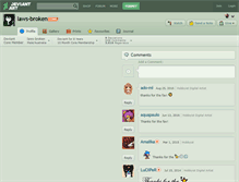 Tablet Screenshot of laws-broken.deviantart.com