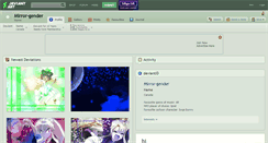 Desktop Screenshot of mirror-gender.deviantart.com