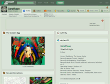 Tablet Screenshot of garathaan.deviantart.com