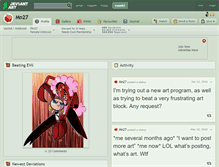 Tablet Screenshot of mn27.deviantart.com