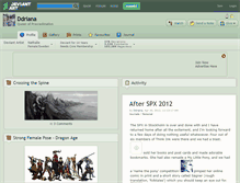 Tablet Screenshot of ddriana.deviantart.com