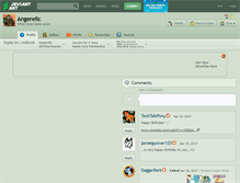 Tablet Screenshot of angerelic.deviantart.com