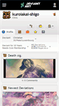 Mobile Screenshot of kuroiakai-shigo.deviantart.com