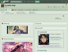 Tablet Screenshot of kuroiakai-shigo.deviantart.com