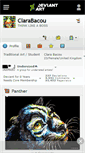 Mobile Screenshot of clarabacou.deviantart.com