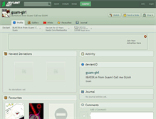 Tablet Screenshot of guam-girl.deviantart.com