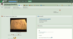 Desktop Screenshot of chibivampirefan68493.deviantart.com