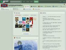 Tablet Screenshot of confederatehetalia.deviantart.com