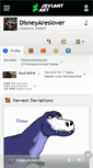 Mobile Screenshot of disneyareslover.deviantart.com