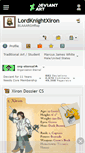 Mobile Screenshot of lordknightxiron.deviantart.com