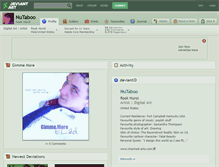 Tablet Screenshot of nutaboo.deviantart.com