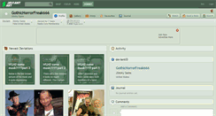 Desktop Screenshot of gothichorrorfreak666.deviantart.com