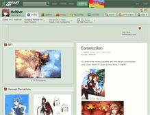 Tablet Screenshot of helther.deviantart.com