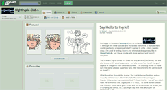 Desktop Screenshot of nightingale-club.deviantart.com