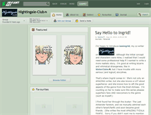 Tablet Screenshot of nightingale-club.deviantart.com