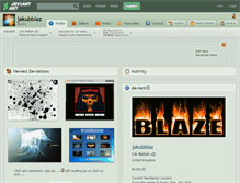 Tablet Screenshot of jakubblaz.deviantart.com