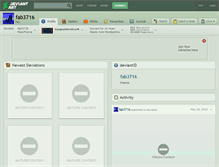 Tablet Screenshot of fab3716.deviantart.com