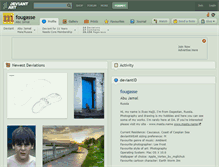 Tablet Screenshot of fougasse.deviantart.com