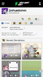 Mobile Screenshot of joshuasbones.deviantart.com