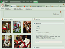 Tablet Screenshot of galoba.deviantart.com
