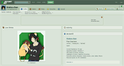 Desktop Screenshot of kratos-chan.deviantart.com
