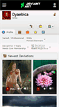 Mobile Screenshot of dyaeblca.deviantart.com