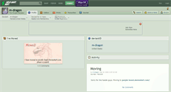 Desktop Screenshot of m-dragon.deviantart.com