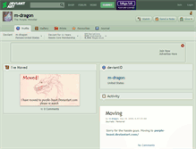 Tablet Screenshot of m-dragon.deviantart.com