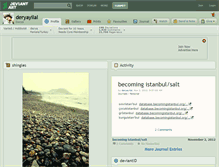 Tablet Screenshot of deryayilal.deviantart.com