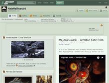 Tablet Screenshot of natehallinanart.deviantart.com