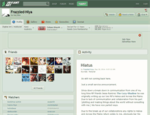 Tablet Screenshot of frazzled-niya.deviantart.com