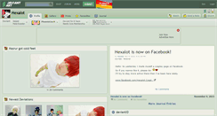 Desktop Screenshot of hexalot.deviantart.com