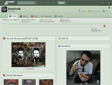 Tablet Screenshot of bassefreak.deviantart.com