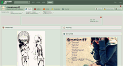 Desktop Screenshot of cinnabunny33.deviantart.com