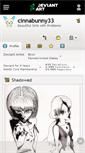 Mobile Screenshot of cinnabunny33.deviantart.com