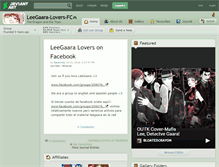 Tablet Screenshot of leegaara-lovers-fc.deviantart.com