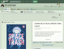 Tablet Screenshot of girl-on-the-moon.deviantart.com