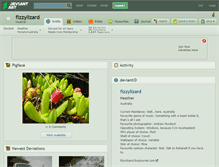 Tablet Screenshot of fizzylizard.deviantart.com
