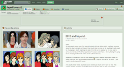 Desktop Screenshot of paperflowers12.deviantart.com