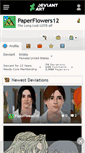 Mobile Screenshot of paperflowers12.deviantart.com
