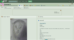 Desktop Screenshot of clovertail13.deviantart.com