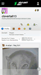 Mobile Screenshot of clovertail13.deviantart.com