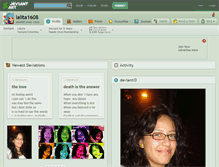 Tablet Screenshot of lalita1608.deviantart.com