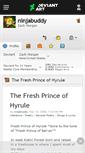Mobile Screenshot of ninjabuddy.deviantart.com