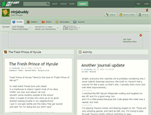 Tablet Screenshot of ninjabuddy.deviantart.com