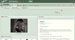 Desktop Screenshot of kisatiger.deviantart.com