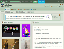 Tablet Screenshot of animikean.deviantart.com