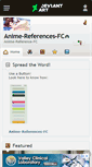 Mobile Screenshot of anime-references-fc.deviantart.com