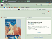 Tablet Screenshot of if-you-want.deviantart.com