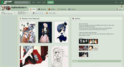 Desktop Screenshot of myblackbutler.deviantart.com